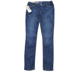 Mossimo Supply Co. Women's Lowest Waist Straight Skinny Jeans Size 11 Long NEW‎
